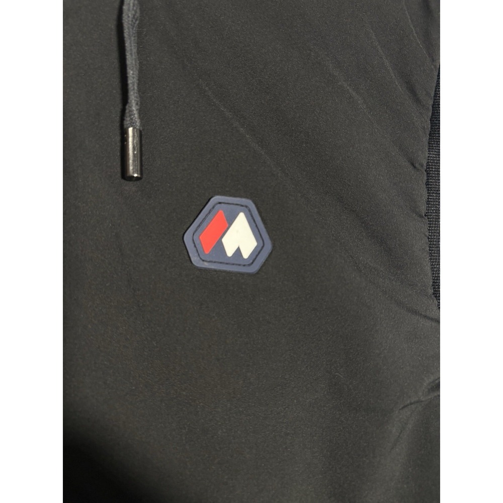 Marwin Sports Men Vest Large L Black Full Zip Hooded Sleeveless Gilet Pockets - Picture 4 of 11